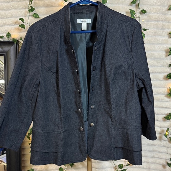 Dress Barn Black Blazer with Silver Buttons - Picture 4 of 5